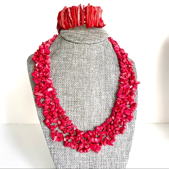 Coral Turquoise Southwestern Style Jewelry 12 pieces Vintage and Contemporary - Picture 4 of 15